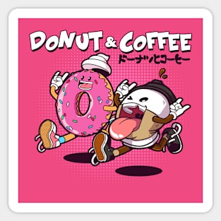 Donut & Coffee Sticker